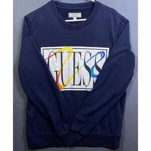GUESS JEANS ORIGINAL GRAPHIC DESIGN RETRO Logo Sweatshirt ASAP ROCKY COLLAB